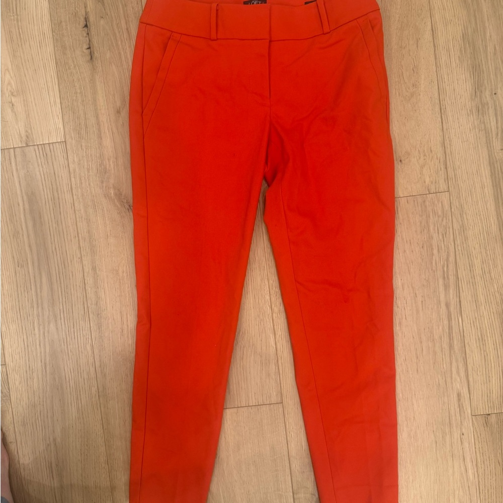 Womens red 4 loft Pants